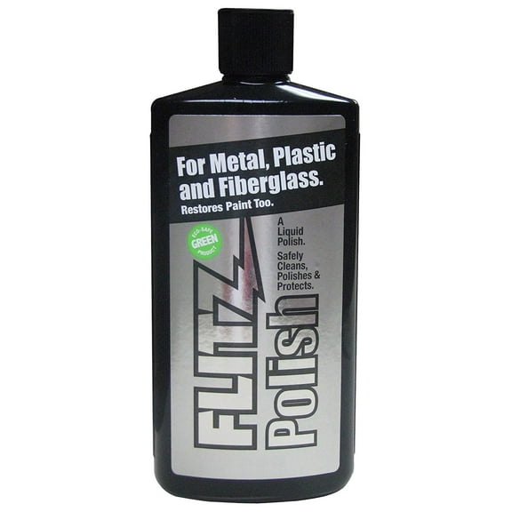 Flitz LQ 04535 Multi-Purpose Polish and Cleaner Liquid for Metal, Plastic, Fiberglass, Aluminum, Jewelry, Sterling Silver: for Headlight Restoration   Rust Remover, 3.4 oz
