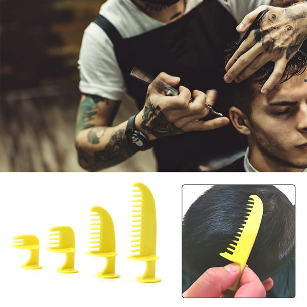 bcloud-4pcs-set-haircutting-template-combs-professional-ergonomic-abs