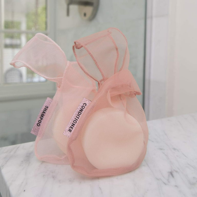 Kitsch Traveling Item Bottle free Beauty Bar Shampoo Bag Foaming and Drying Pouch Blush Walmart