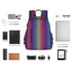 thumbnail image 4 of Balery Leopard Neon Rainbow Gradient Mochila ligera para hombre y mujer: duradera e impermeable, ideal para la escuela, el trabajo, viajes y uso diario., 4 of 7