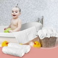 thumbnail image 7 of 10PCS Baby Bath Towel for Face New Born Kids Towel Children Cotton Hand Towel Cotton Child Gauze Baby Wash Cloth Towels Washcloth-White, 7 of 7