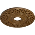 thumbnail image 3 of Ekena Millwork 22 1/4"OD x 4 3/4"ID x 1 1/4"P Robin Ceiling Medallion (Fits Canopies up to 6 1/4"), Hand-Painted Smokey Topaz Crackle, 3 of 6
