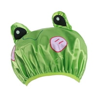 Shower Cap Double Layer Waterproof Cute Washing Cap Children's Bath Cap for Head Cover Shower Cap Bathing Shower Cap Hat Kids