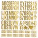 thumbnail image 5 of UPGRATOR 4Jgo Calcomanías De Letras Y Números Doradas Para Personalizar Cuadernos Y Objetos Variados, 5 of 8