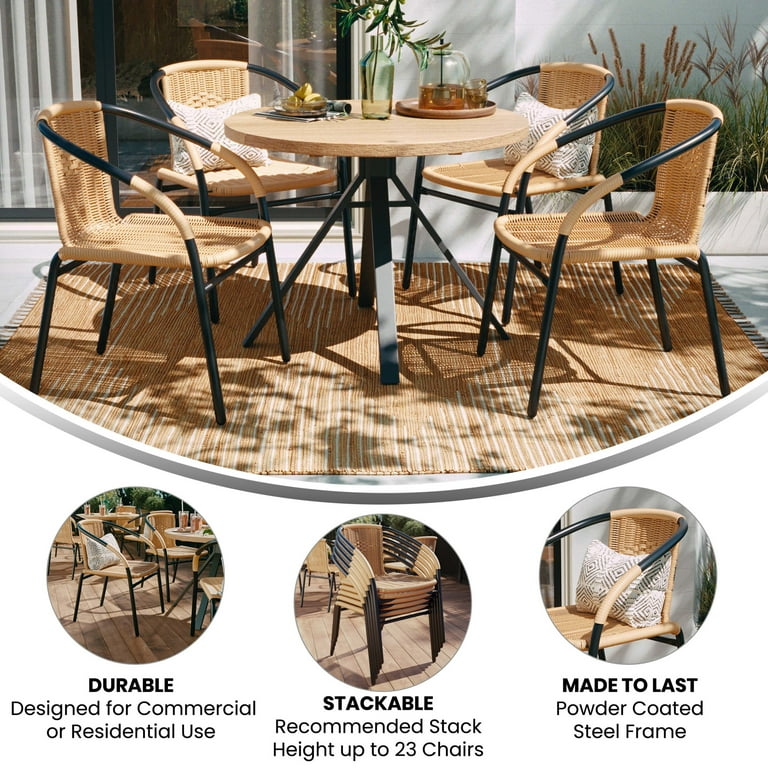 Rattan 4 seater coffee set discount