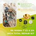 thumbnail image 3 of 0887727 Total Repair Kit for Watts 800M4QT LF800M4QT 1/2" & 3/4" Pressure Vacuum Breakers, Replace for Watts RK 800M4-T 1/2" and 3/4" Total Repair Kit, 3 of 7