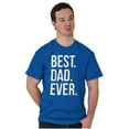 thumbnail image 3 of Best Dad Ever Fathers Day Gift Men's Big & Tall Crewneck Graphic Tee Brisco Brands 2X, 3 of 5