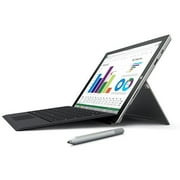 (Used) Microsoft Surface 3 Bundle with Windows 10, Surface Pen (Silver), Surface 3 Type Cover (Black), Intel ATOM X7-Z8700 processor, 2GB Memory, 64 GB Hard Drive