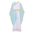 thumbnail image 6 of iiniim Women's Greek Costume Roman Queen Princess Ancient Toga Gown Fancy Dress Up Light Blue XL, 6 of 7