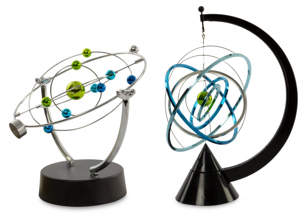 Swinging Galaxy Art (9”) & Spinning Galaxy Art (11