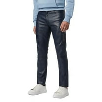 Beautifully Designed Black Color 100% Lambskin Leather Motorcycle Atheletic Pant For Men Size -34