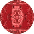 thumbnail image 1 of Ahgly Company Indoor Round Persian Red Traditional Area Rugs, 4' Round, 1 of 4