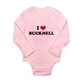 thumbnail image 1 of CafePress - _I_HEART_BUCKNELL - Long Sleeve Infant Bodysuit, 1 of 1