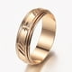 thumbnail image 1 of Nuevos anillos giratorios de moda para Mujeres Hombres 585 Color oro rosa giratorio mate compromiso ansiedad anillos boda pareja joyería Tan Jianjun  unisex, 1 of 2