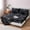 Black-marble-Queen, variant on White-marble Queen Size Modern Pattern Printed 4pc Bedding Set