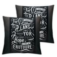 thumbnail image 2 of Bible Verse Sayings Pillow Case Cushion Cover nches for Sofa Couch, Bible Verse God Hope Future Throw Pillow Cover, 2 of 6