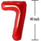 thumbnail image 3 of 30 Number Balloons Red Big Giant Jumbo Number 30 Foil Mylar Balloons for 30th Birthday Party Supplies 30 Anniversary Events Decorations, 3 of 4
