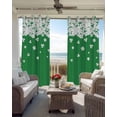 thumbnail image 3 of Saint Patrick's Day Blackout Curtains for Bedroom, Thermal Insulated Window Treatment, Spring Lucky Grasses Falling Grommet Top Blackout Draperies and Drapes for Basement 27.5"x39" 2 Panels, 3 of 8