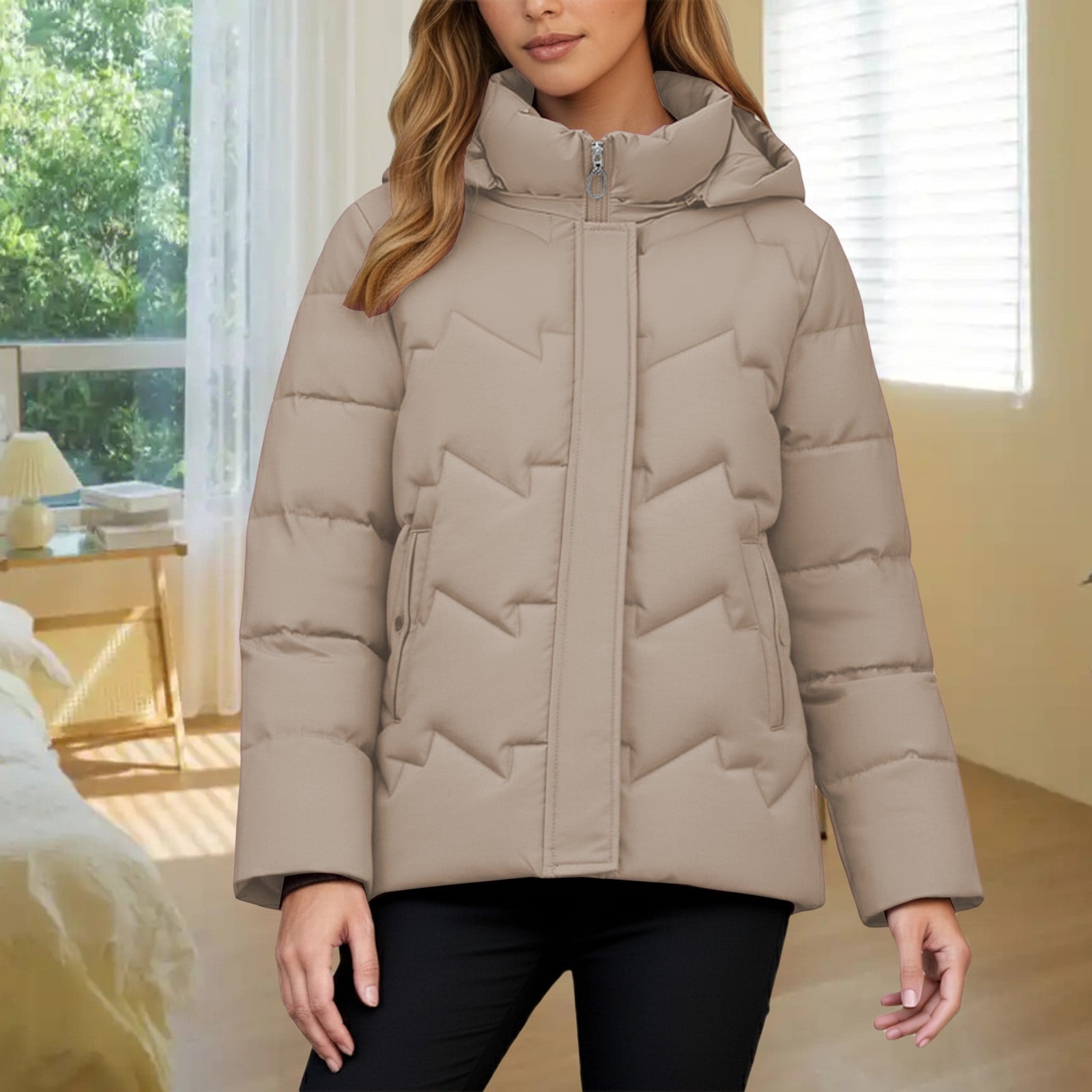 Piebxs Winter Coats For Women, Quilted Jackets For Women