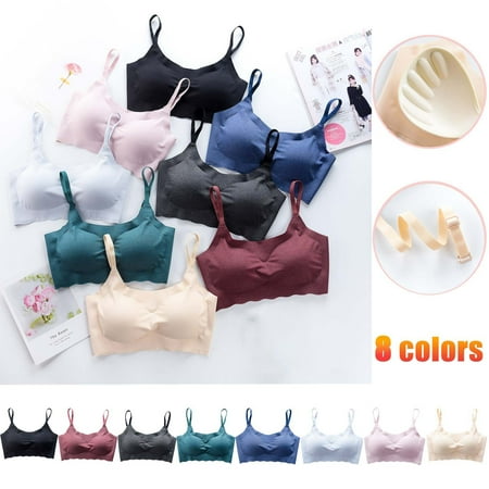 Fesfesfes Women Fashion Bra Wireless Underwear Bra Everyday Underwear Sports Bra