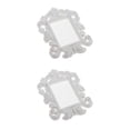 thumbnail image 4 of Billuyoard Vintage Mini Picture Photo Frame Wall Gift Decor White Wedding Party Favor Tipo 1 2piezas, 4 of 6