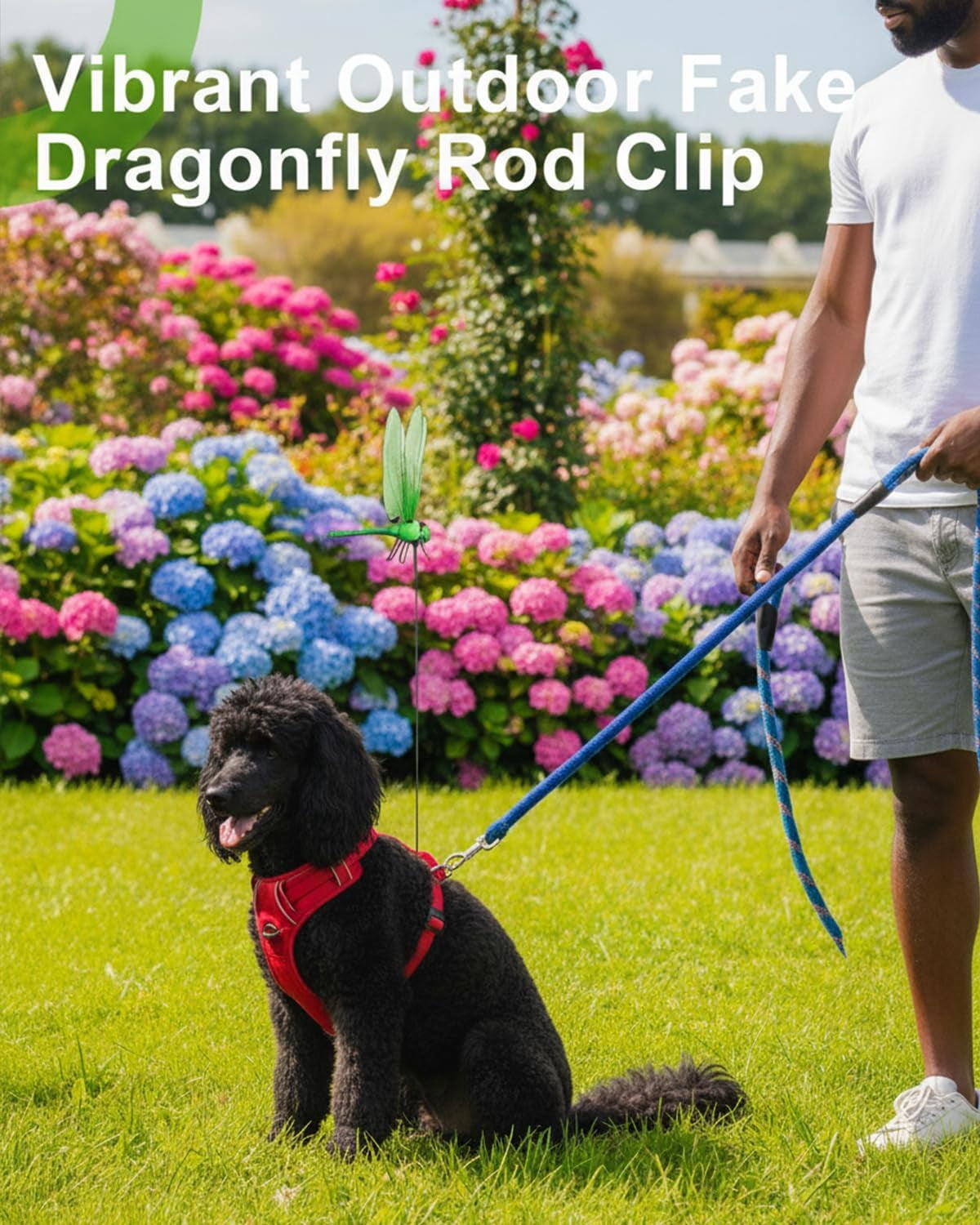 20 PCS Dragonfly Clips to Keep Bugs Away,Fake Dragon Flies,Clip on Dragonflies for Bug Repellent,Realistic Fly Decoy Wasp Deterrent,3D Outdoor Garden Artificial Hat Rod Stakes Gardening Decor