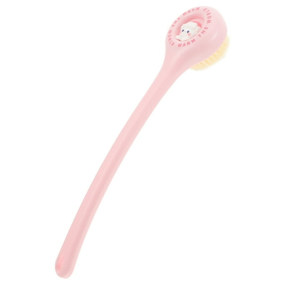 UNOMOR Back Applicator for Lotion Shower Body Brush Pink PP 1Pcs for Bathing