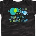 thumbnail image 4 of Inktastic My Safta Loves Me Cute Elephants Boys or Girls Baby Bodysuit, 4 of 5