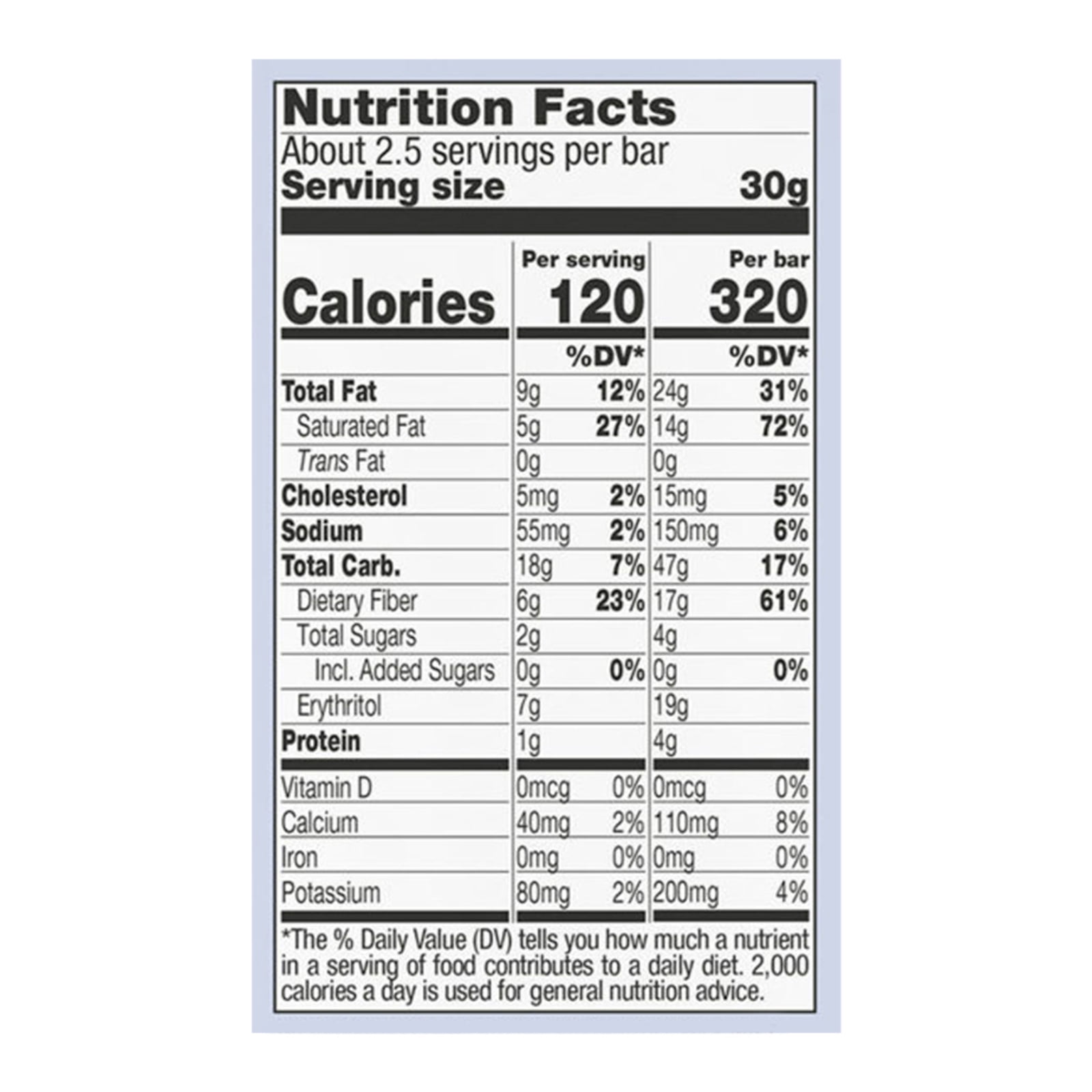 Lilys - Bar Cookie & Cream White Chocolate - Case of 12-2.8 OZ