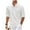 White, variant on VSSSJ Men's Henley Shirts Casual Stand Collar Long Sleeve Button Up T Shirts Fashion Solid Color Loose Waffle Lightweight Pullover Shirts Black L