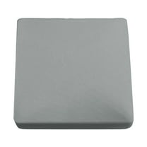 33.86x33.86inch Stretch Tablecloth Square Elastic Wrapped Table Cover Dustproof Stainproof Scratch Resistant Polyester 33.86x33.86in(Gray)