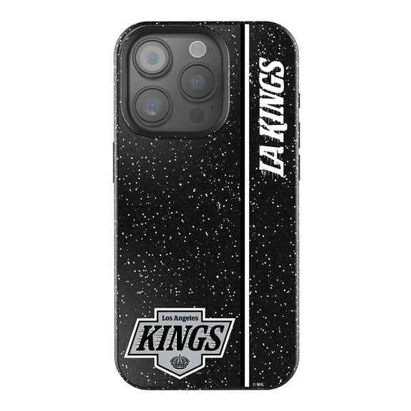 Keyscaper Black Los Angeles Kings Sidebar Bling iPhone Case