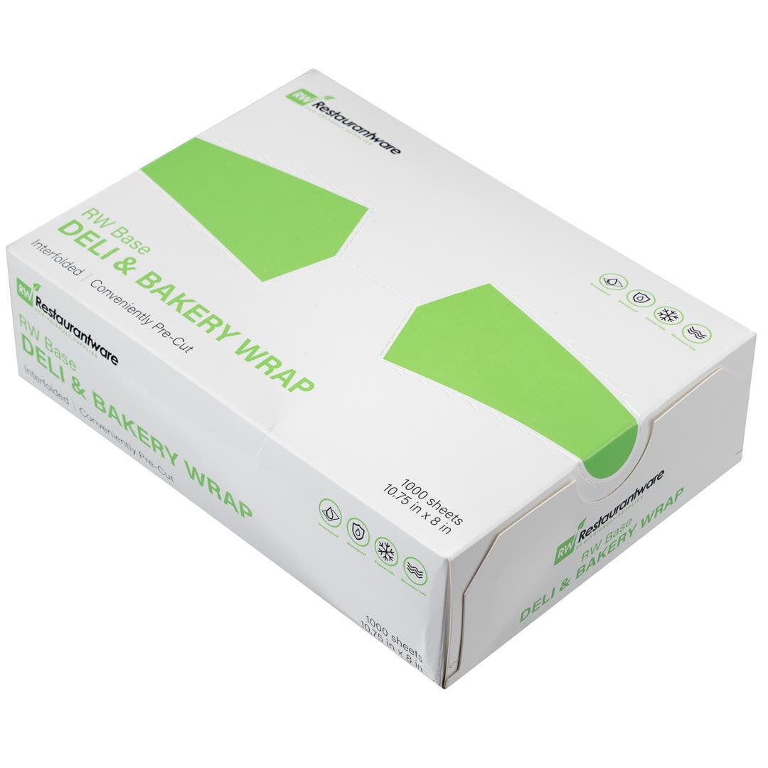Choice 8 x 10 3/4 Customizable Interfolded Deli Wrap Wax Paper