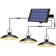 thumbnail image 1 of Luces colgantes solares, diseño dividido resistente al agua para jardín, porche, patio, paisaje (juego de 3), 1 of 6