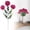 Fuchsia Pink, variant on Artificial Petunia Flower Stems, Fake Silk Decorative Blooms, Indoor Outdoor Artificial Flowers - 1Pc Bright Red Petunia Single Stem 30cm/11.81in for Vase Table Wedding Home Decor