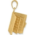 thumbnail image 6 of 10K 3D Lords Prayer Bible Pendant Yellow Gold Material Modern Refined Delicate Made for expressing your unique story, 6 of 6