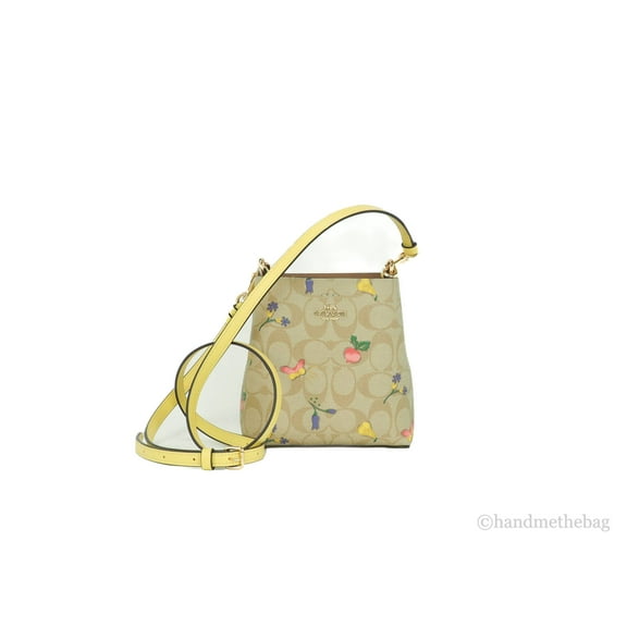 Coach by Coach Women's Printed Leather Dreamy Veggie Crossbody Handbag, Multi