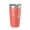 Coral, variant on Lake Pueblo Map Tumbler Travel Mug Insulated Laser Engraved Coffee Cup Colorado 20 oz Purple