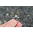 thumbnail image 4 of 1Ct Round Cut Lab Created Diamond Women's Engagement Ring 14K White Gold Plated Silver, 4 of 4