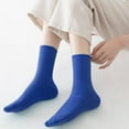thumbnail image 4 of Thin cotton knit comfortable breathable socks in solid color, 4 of 5