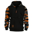 thumbnail image 4 of LWavelet Mens Casual Pullover Hooded Sweatshirt with Camouflage Pattern Long Sleeve Adjustable Drawstring Hood and Front Pocket for Outdoor and Everyday Wear, 4 of 4