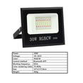 thumbnail image 2 of Éclairage Intelligent Extérieur Tuya LED Floodlight 30W 50W 100W RGB Contrôle par Application, Grand Application, 2 of 8