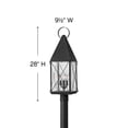 thumbnail image 4 of Hinkley Lighting 1841BK York Outdoor Post Lamp in Black, 4 of 4