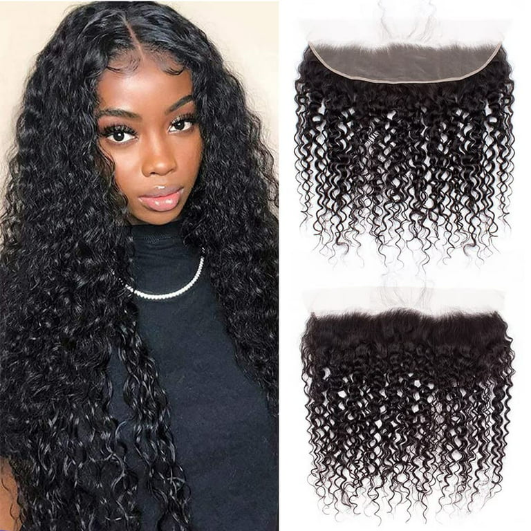 Brazilian Curly Lace Frontal 13x4 Ear to Ear Lace Frontal Closure