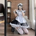 thumbnail image 3 of Halloween Cosplay Japanese Anime Maid Costume Lolita Dress Outfit Women Uniform, 3 of 4