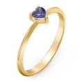thumbnail image 3 of Heart Birthstone Ring - Blue Sapphire (September), 3 of 6
