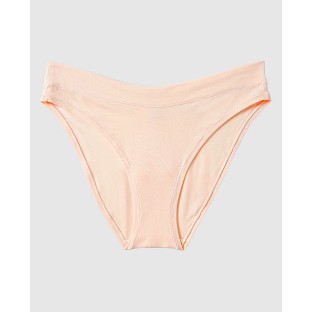 Culotte Bikini à Taille Haute Lisse et Confortable