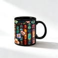 thumbnail image 4 of Linnome Bookshelf Library Shelf Ceramic Mug, 11oz White Coffee Tea Cup for Readers, 4 of 7