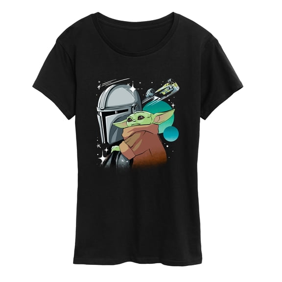 The Mandalorian And Grogu - Pose - Women's Short Sleeve Graphic T-Shirt