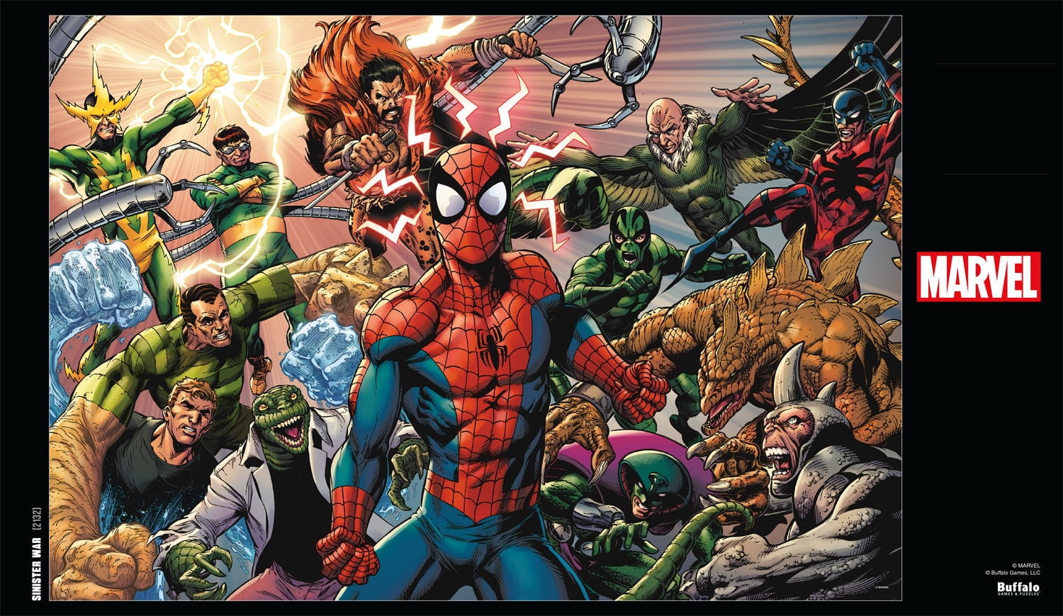 Buffalo Games 2000-Piece Marvel Sinister War Interlocking Jigsaw Puzzle